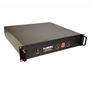 Imagem de Potencia som profissional 3000W RMS KSR PRO KLA1500 X2 CROSS