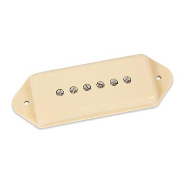 Imagem de Seymour Duncan Jared James Nichols P90 Silencer Dog-Ear Bridge Pickup – Creme – Alto rendimento silencioso