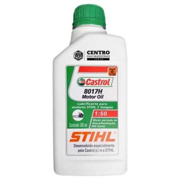 Imagem de Óleo Castrol Stihl 500ml 2 Tempos Lubrificante Ideal Para Reduzir o Ac