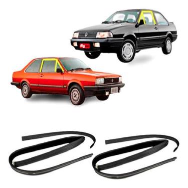 Imagem de Jogo Borracha Canaleta Santana 2 Portas 1984 A 1997 - Disk Bor