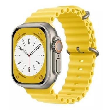 Imagem de Pulseira Oceano Para SmartWatch Ultra 49mm 45mm 44mm 42mm -Tamanho 21 