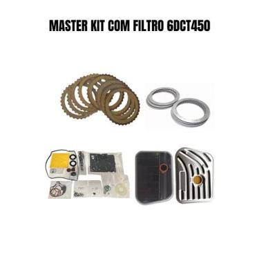 Imagem de Master kit com filtro do câmbio automático 6dct450 - TRANSNATION