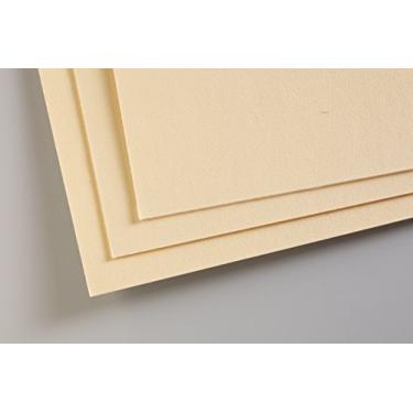 Imagem de Clairefontaine - Ref 197011C - Folhas de cartão Pastelmat (pacote com 5 folhas) - Cartão 360gsm - 24 x 32 cm - Cor de milho - Especialmente formulado para uso com pastéis