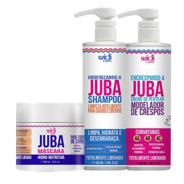 Imagem de Kit Widi Care Juba Shampoo, Máscara, Encrespando