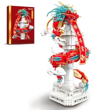 Imagem de Kimiangel Dragon Column Building Block Sets 2150, Building Kits for Adults