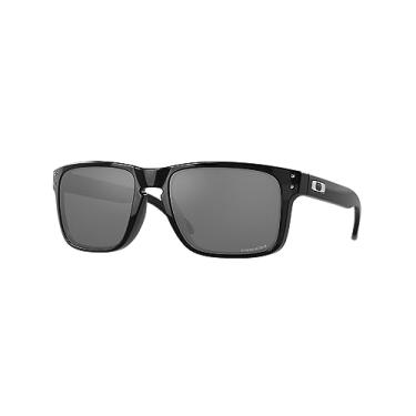 Imagem de Oakley Óculos de sol Holbrook preto polido com lente preta Prizm 57 mm, Preto, tamanho �nico