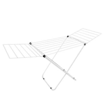 Imagem de Varal de Chão Napoles Aço Branco Com Abas Secalux/