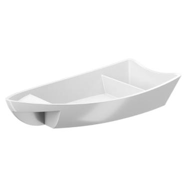 Imagem de Barco para Sushi, 13,9x13,9x6,3cm, Branco, Coza