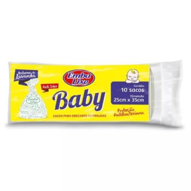 Imagem de Saco de Lixo Para Descarte de Fraldas Baby Embalixo 10 Unidades