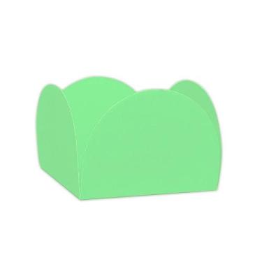 Imagem de Forminhas para Doces 4 Pétalas Verde Folha 50 unidades NC Toys