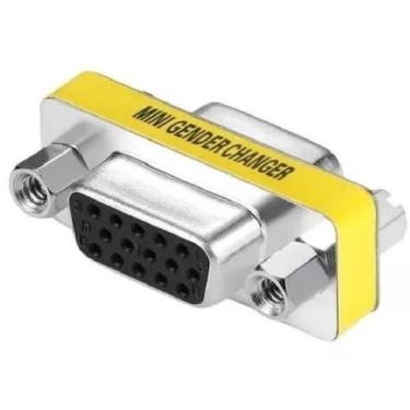 Imagem de Emenda Vga 15P Femea X Vga 15P Femea - Emenda Cabo VGA - DEX
