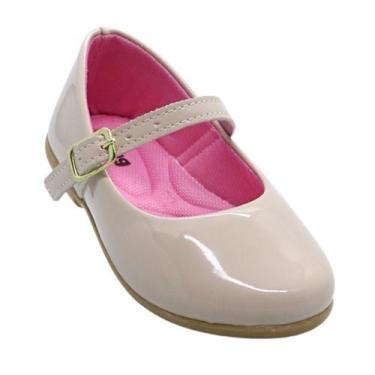 Imagem de Sapatilha Feminina Rasteira Verniz Infantil Sapato Menina Daminha Dama