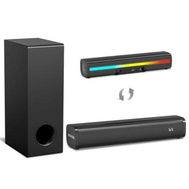 Imagem de Barra de som Wohome S100 com subwoofer para Smart TV 2.1 CH