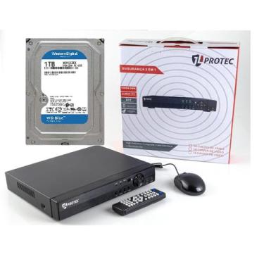 Imagem de Dvr Hd 4 Canais Segurança 5em1 Jl-avr/ 7004 C/Hd 1Tb - Protec