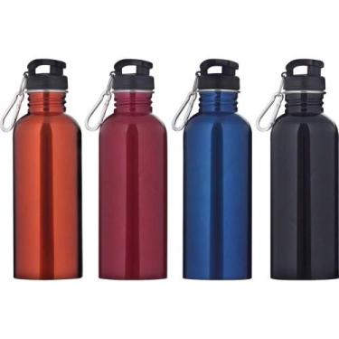 Imagem de Garrafa de Alumínio SPORT 750ML com Mosquetão - Cores Sortidas - MOR