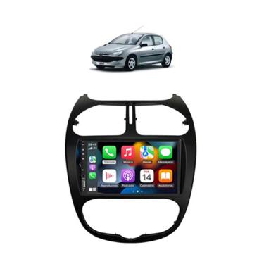 Imagem de Kit Multimidia Peugeot 206 7 Pol Carplay AndroidAuto - 708BR Roadstar