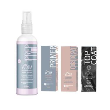 Imagem de Kit Higienização E Preparação Unhas Em Gel Volia - Vòlia Cosméticos