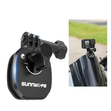 Imagem de BEHORSE Braçadeira de alumínio de liga de alumínio para câmera de motocicleta para GoPro 13 12 11 10 9 /para Insta360 X5 X4 X3 Go3 Ace Pro/para DJI Osmo Action 5 Pro/Action 4 3 Osmo Pocket 3 clipe de