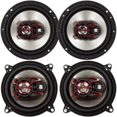 Imagem de Kit Alto Falante Porta Dianteira E Traseira Bravox 200w Auto