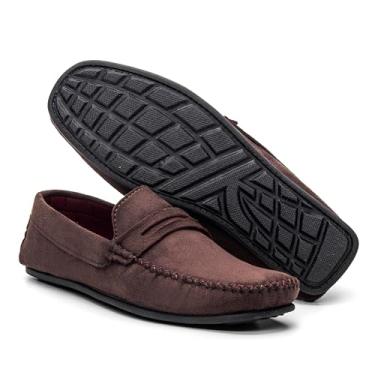 Imagem de Mocassim Masculino Dockside Camurça 200 (Café, BR, Adulto, Numérico, 41)