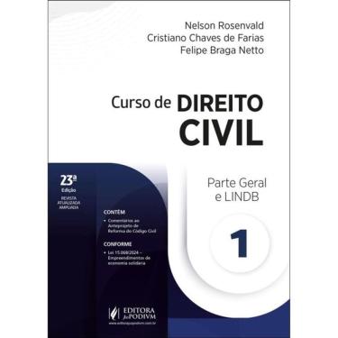 Imagem de Curso De Direito Civil - Parte Geral E Lindb - 2025 - Vol. 1