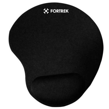 Imagem de MousePad Ergonômico (200x235mm) Gel ERG102 Cor Preto Fortrek