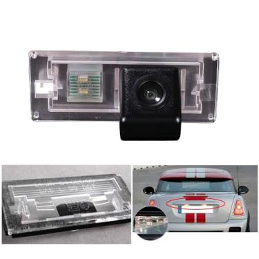 Imagem de Câmera traseira HD para placa de carro reversa para BMW Mini Cabriolet FWD R50 R52 R53 Cooper S One D Gasolina C base convertível 7er E65 E66 E67 730Ld 730i 730d 740d 740i 745d 750i 760i Saloo