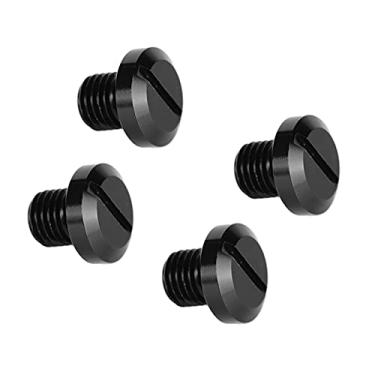 Imagem de 4 Peças de Parafusos para Espelho Retrovisor de Motocicleta Tampões de Furo M10x1.25, Parafusos de Furo para Espelho Lateral, Substituição de Alumínio CNC para MT 09 Com