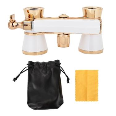 Imagem de 3X25 Opera Binocular Telescope, Theater Binocular with Wiping Cloth and Handle, Portable Theater Glasses for Adults Kids in Concert Theater Opera (White)