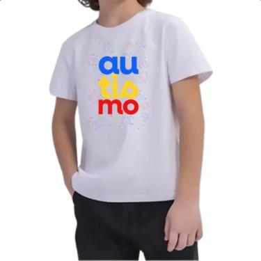 Imagem de Camiseta Infantil Autismo pecas quebra-cabeca - Alearts, 2