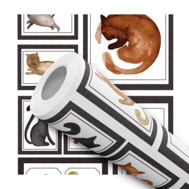 Imagem de Papel De Parede Adesivo Safari Branco Bicho Quarto Bebê - Dk Decor, 6 