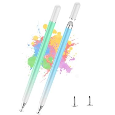 Imagem de Caneta Stylus para tela sensível ao toque, Kenkor 2 em 1 Active iPad Pencil de alta sensibilidade e precisão, caneta Stylus para iPhone/iPad/Samsung/Galaxy/Huawei/Surface/Tablets/Phone, todas as telas