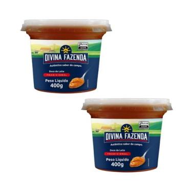 Imagem de Kit 2 Unidades Doce de Leite Divina Fazenda C/ 400 GR