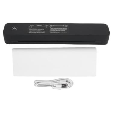 Imagem de Impressora Térmica, Impressora Compacta Móvel, A4 A5 Tamanho Impressora Sem Tinta Resolução 203DPI Para Casa, Escola, Com Apoio Para IOS, OS X