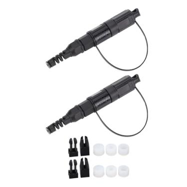 Imagem de 2 Conjuntos de Acoplador de Fibra óptica à Prova de água IP68 SC LC MPO Conector de Fibra óptica Compatível Com Corning para Aplicações FTTA, FTTH