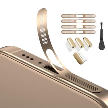 Imagem de Plugue de poeira USB C, tela de alto-falante de telefone e capa de porta antipoeira, acessórios de telefone para iPhone 16/16 Plus/16 Pro/iPhone 15/15 Pro, capa antipoeira para alto-falante de