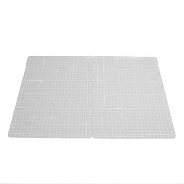 Imagem de AYNEFY Tapete de Corte Dobrável A3 A4, Portátil Dupla Lados PVC Costura de Tapete de Tecido Tabeira de Tecido para Casa de Costura de Escritório Em Casa