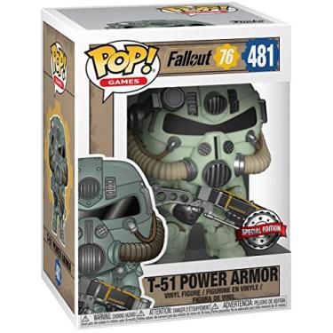 Imagem de Funko Pop Fallout 76 481 T-51 Power Armor Green Exclusive
