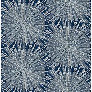 Imagem de Papel de parede para destacar e colar da Navy Sunburst