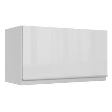 Imagem de Armário Aéreo Mdf 60 Cm 1 Porta Basculante Branco - MADESA