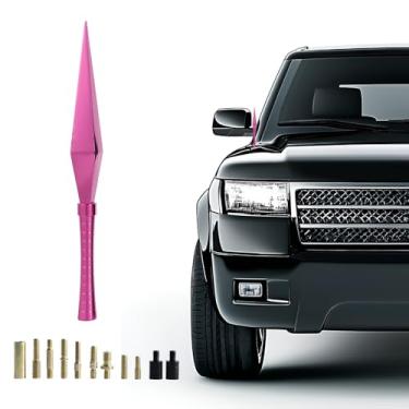 Imagem de Antena de carro em forma de dardo para SUV/caminhão/Jeep | Acabamento de alto brilho | Alumínio aeronáutico e revestimento anticorrosão | Design à prova de intempéries | Recepção AM/FM aprimorada -20