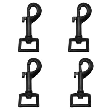 Imagem de Pacote com 4 ganchos giratórios, ganchos de coleira para cães, clipes de gatilho para trelas e coleiras resistentes para animais de estimação, fecho de bandeira, fecho de chaveiro, fivela para animais