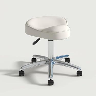 Imagem de Cadeira Giratória De Massagem De Sela Para Tatuagem De Beleza Clínica De Cílios Dentista Spa Salões De Estúdio, Rolamento Hidráulico Ajustável Sobre Rodas, A