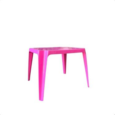 Imagem de Mesa Monobloco Infantil Resistente (Rosa)