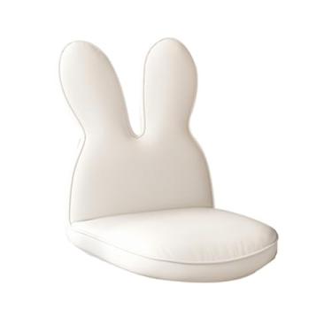 Imagem de Cadeira de chão portátil, cadeira de chão, cadeira de sofá preguiçosa de chão acolchoada com suporte para as costas para meditação e jogos, cadeira de leitura para assento no chão, cadeira de encosto