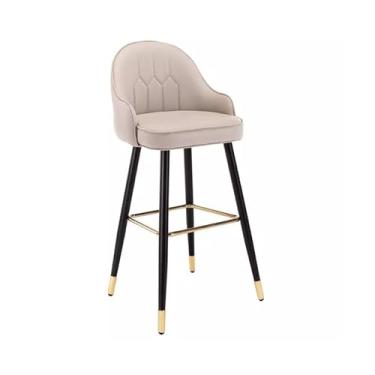 Imagem de ZzleoyuUUs-12 Fácil montagem leve cadeiras de bar luxuosas ilha doméstica minimalista pernas altas joalheria de jantar
