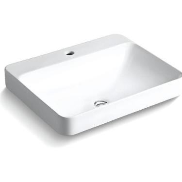 Imagem de Cuba Para Banheiro Kohler Vox Retangular De Sobrepor Retangular 58x46c