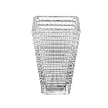 Imagem de Vaso decorativo 17,5 cm de cristal transparente Maya Wolff - 61663