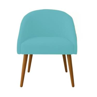 Imagem de Cadeira de Jantar Lua Moderna, Penteadeira, Salão, Recepção(Azul Turquesa)