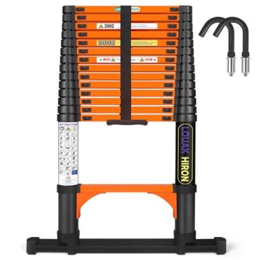 Imagem de Escada telescópica com extensão extensível de 4,4 m para uso doméstico multiuso